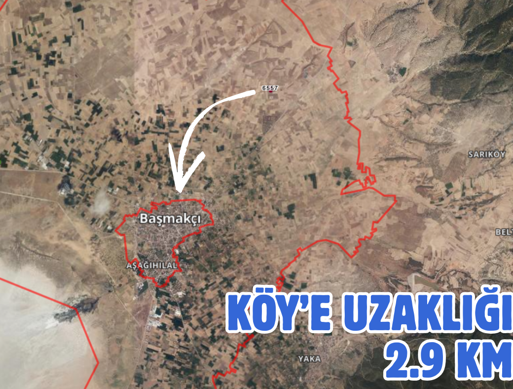 AFYON BAŞMAKÇI MERKEZ 4.077 M² TARLAMIZ SATILIKTIR. - AFYONKARAHİSAR BAŞMAKÇI fotoğraf 2